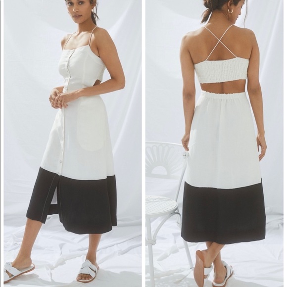 Anthropologie Dresses & Skirts - Anthropologie Maeve Contrasting Midi Dress, Size XL